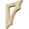 Ekena Millwork Westlake Traditional Rough Sawn Bracket, Douglas Fir, 6"W x 38"D x 46"H BKT06X38X46WTL01RDF - alternate 1